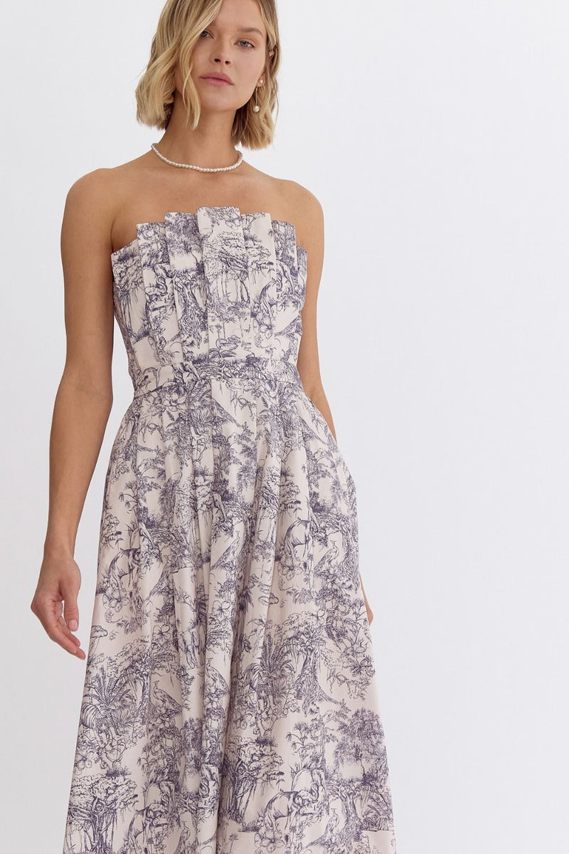 Hazel Strapless Dress