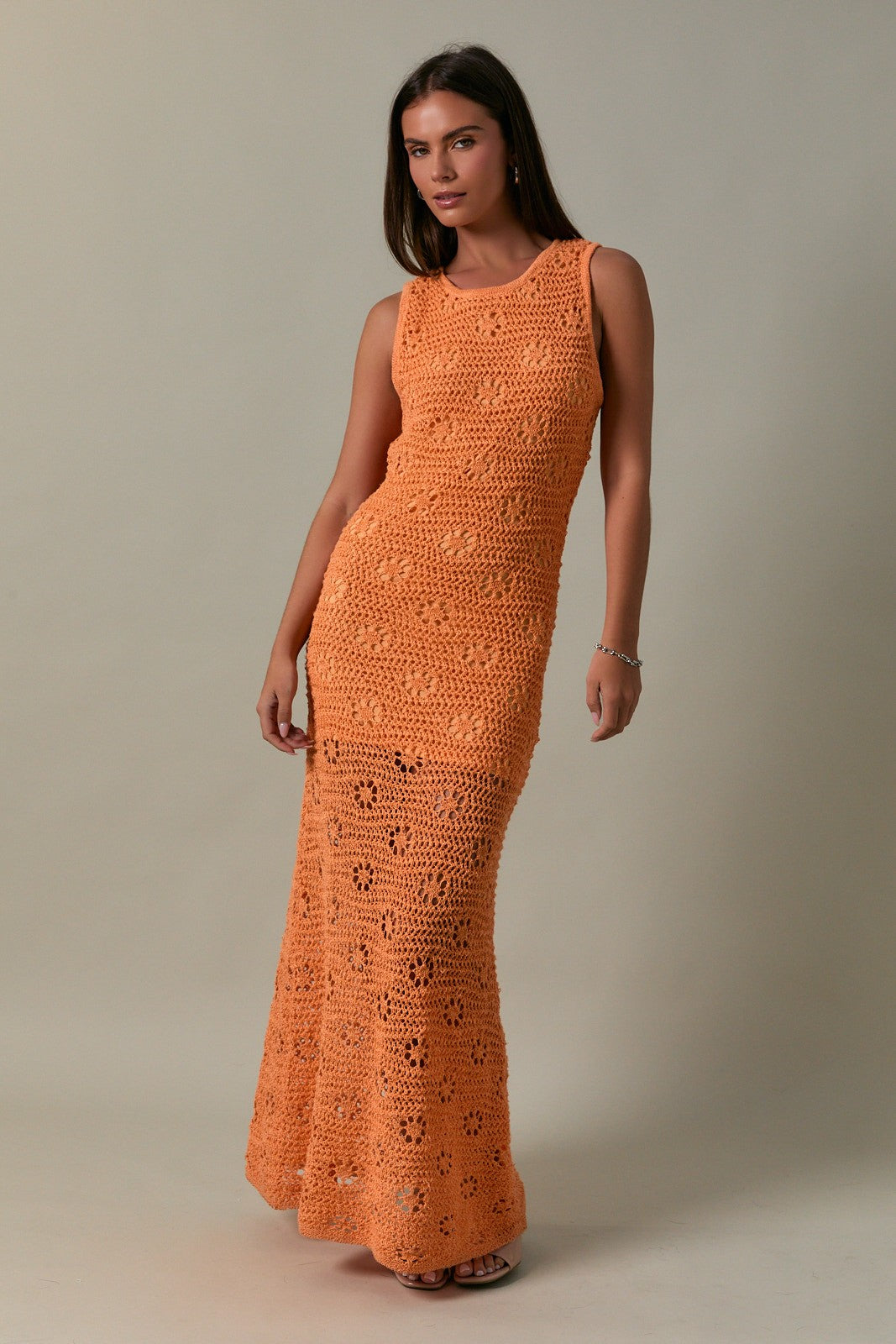 venus crochet maxi dress Crochet Cover-Up Dress