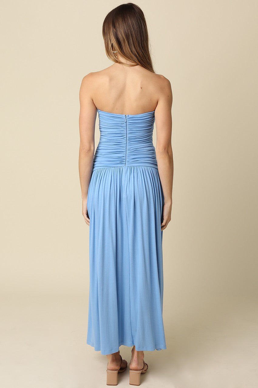 madison strapless maxi dress Madison Strapless Corset Gown- Black 12
