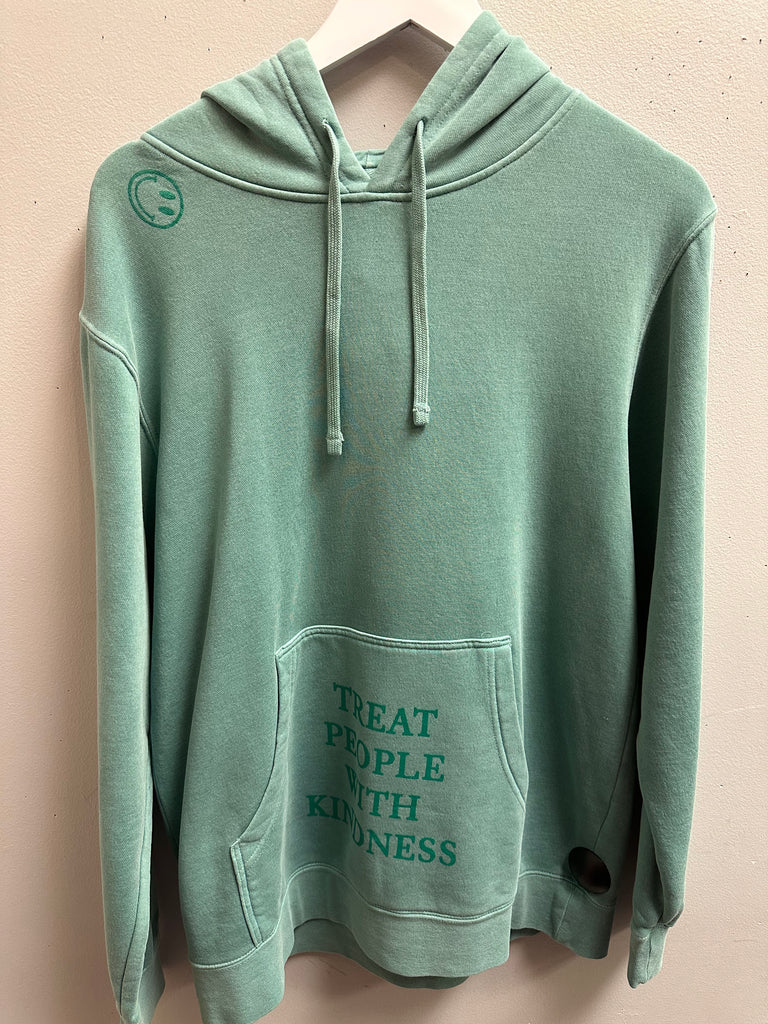 Treat people with online kindness hoodie