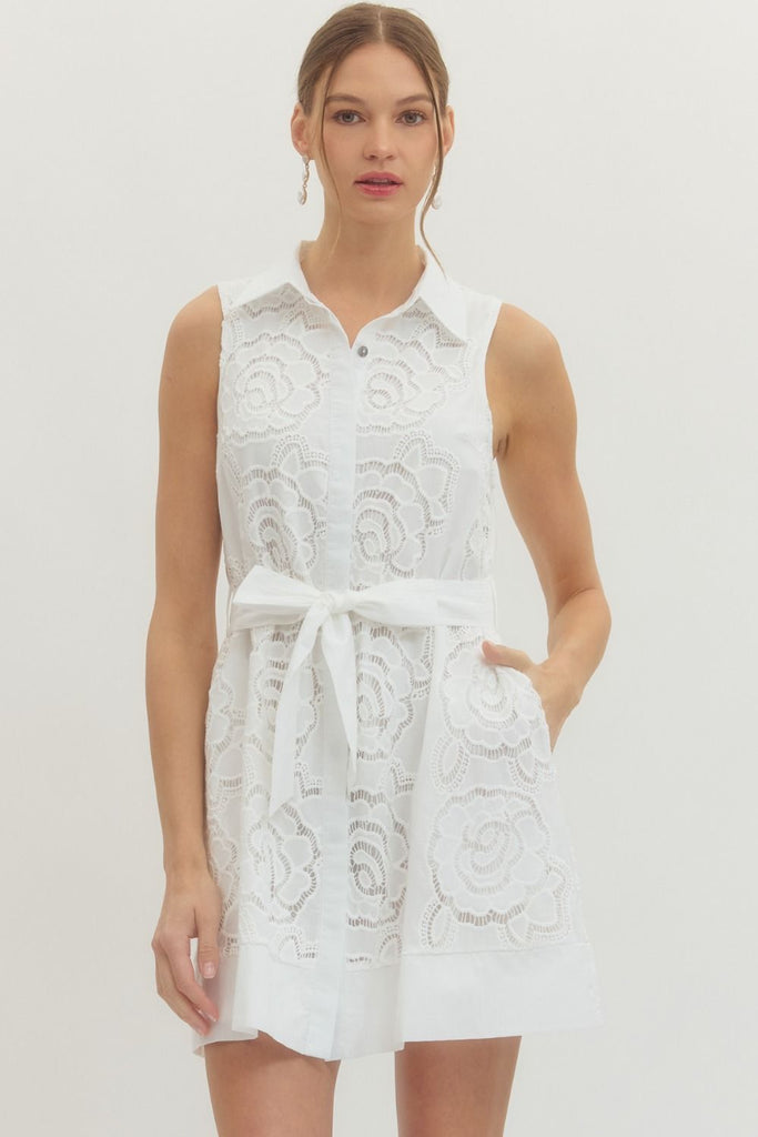 madison shirt dress Midi Dress for Women, Blue Linen Breathable Short Sleeve for Spring Casual Wear