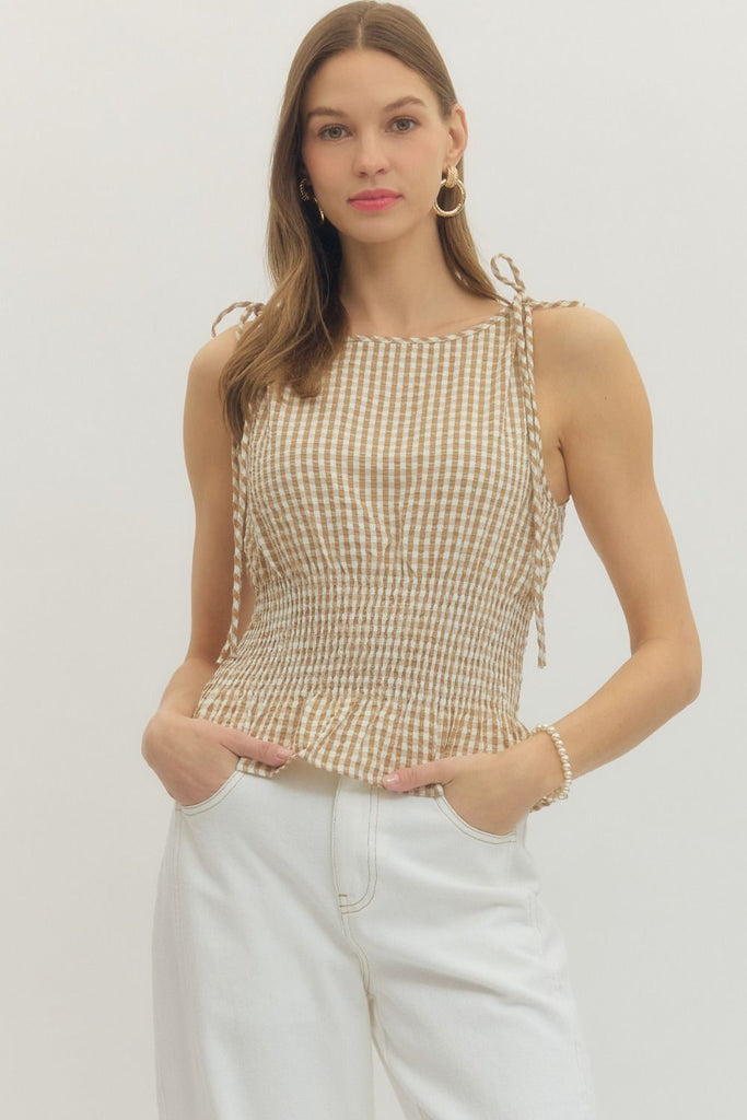 Tasha Lace Trim Tank, Black – MADISON